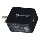 mWorks! (5V/2.4A) Single USB Wall Charger Travel Adapter - Black