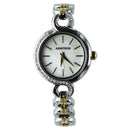 Armitron Womens Crystal Two Tone Stainless Steel Watch Bracelet - Steel/Gold - Armitron - Simple Cell Shop, Free shipping from Maryland!