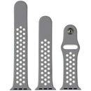 Apple (38mm) Nike Sport Band for Apple Watch 38/40/41mm - Flat Silver/White - Apple - Simple Cell Shop, Free shipping from Maryland!