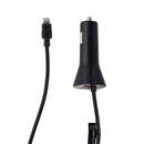 Verizon Coiled Car Charger with extra USB-Port for Apple Devices (MFI) - Black - Verizon - Simple Cell Shop, Free shipping from Maryland!