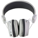 JLAB NEON Wireless Series Bluetooth On-Ear Headphones with Microphone - White