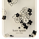 Kate Spade New York Hardshell Case for iPhone 8 and 7 - Clear/Blk White Flowers