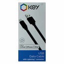 KEY Enhanced (CDSL30007GLU) 9Ft USB Data Cable for iPhones - Black - KEY Enhanced - Simple Cell Shop, Free shipping from Maryland!