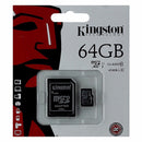 Kingston 64GB Micro SDXC Class 10 Memory Card with SD Adapter - Kingston - Simple Cell Shop, Free shipping from Maryland!