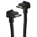 (90-Degree) Micro-USB to Micro-USB Connection Cable - Black (3.3-Ft) - Unbranded - Simple Cell Shop, Free shipping from Maryland!