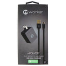 mWorks mPower WallCharger With Micro USB Cable Sync Cable Pack - Black - mWorks! - Simple Cell Shop, Free shipping from Maryland!
