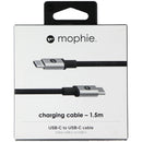 Mophie (5-Foot) Braided USB-C to USB-C Charge and Sync Cable - Black - Mophie - Simple Cell Shop, Free shipping from Maryland!