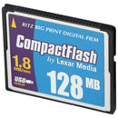 Lexar Media CompactFlash 128MB Memory Card (1.8MB/sec) - LEXAR MEDIA - Simple Cell Shop, Free shipping from Maryland!