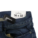 Express Jeans Mens Rocco Slim Fit Skinny Leg / Stretch (W36 x L32) - Demin Blue