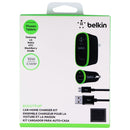 Belkin (2.1A) Wall & Car Charger Kit with 4-Ft Micro-USB Cable - Black/Green - Belkin - Simple Cell Shop, Free shipping from Maryland!
