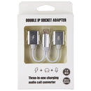 Pass Through Charging Adapter for iPhone and iPad - Silver - Unbranded - Simple Cell Shop, Free shipping from Maryland!