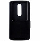 Motorola Flip Case Protective Cover for Motorola DROID Turbo 2 - Black Leather - Motorola - Simple Cell Shop, Free shipping from Maryland!