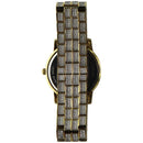 Bulova Stainless Steel Water Resistant Watch - Gold/Crystals (C876880) - Bulova - Simple Cell Shop, Free shipping from Maryland!