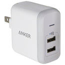 Anker PowerPort 2 (24-Watt) Dual USB Wall Charger - White/Gray (A2141) - Anker - Simple Cell Shop, Free shipping from Maryland!