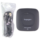 Spigen 9V Essential Fast Wireless Qi Charger - Black (F301W) - Spigen - Simple Cell Shop, Free shipping from Maryland!
