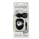FIFO 3-in-1 (3-Ft) Micro-USB Cable with Car and Wall Adapters - Black - FIFO - Simple Cell Shop, Free shipping from Maryland!