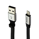 Baseus 2-in-1 Portable Micro/8-Pin to USB Flat Cable - Black - Baseus - Simple Cell Shop, Free shipping from Maryland!