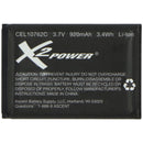 X2POWER Lithium-Ion Battery (CEL10762C) (3.4V/920mAh/3.4Wh) - X2Power - Simple Cell Shop, Free shipping from Maryland!