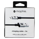 Mophie (3.3-Ft) Braided USB to Micro-USB Charge/Sync Cable - Black/Silver - Mophie - Simple Cell Shop, Free shipping from Maryland!