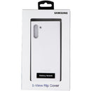 S-View Flip Cover Case for Samsung Galaxy Note10 Cell Phones - White