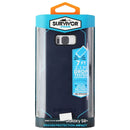 Griffin Survivor Strong Series Case for Samsung Galaxy S8+ - Navy/Coral Blue