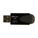PNY Elite Turbo Attache 4 (64GB) USB 3.0 Type A Flash Drive - Black/Gray - PNY - Simple Cell Shop, Free shipping from Maryland!
