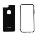 PureGear GlassBak 360 Metal Bumper and Glass for iPhone 8 Plus 7 Plus - Black - PureGear - Simple Cell Shop, Free shipping from Maryland!