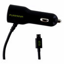 PureGear 17W/2.4A Car Charger with Micro-USB Connector & Extra USB Port - Black - PureGear - Simple Cell Shop, Free shipping from Maryland!