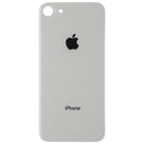 Repair Part - Back Glass Panel for Apple iPhone 8 - White with Logo