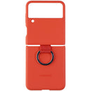 Samsung Silicone Protective Cover with Ring for Galaxy Z Flip3 5G - Coral - Samsung Electronics - Simple Cell Shop, Free shipping from Maryland!