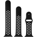 Apple 42mm Nike 3-Piece Sport Band for Apple Watch 42/44/45mm - Black / Gray - Apple - Simple Cell Shop, Free shipping from Maryland!
