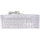 Macally USB 2.0 Universal Computer Keyboard - White (IKEY5)
