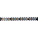 ICC CAT6 Patch Panel with 24 Ports and 1 Rack Mount Space ICMPP02460 - Black - ICC - Simple Cell Shop, Free shipping from Maryland!