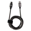Qmadix (QM-PDM3UCUC-GM) Charging & Data Sync Cable for USB-C Devices - Gunmetal - Qmadix - Simple Cell Shop, Free shipping from Maryland!