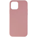 AQA Rigid Silicone Case for Apple iPhone 12 Pro / iPhone 12 Smartphones - Pink