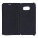 Samsung Wallet Flip Cover for Samsung Galaxy S6 Edge - Black Sapphire Fabric - Samsung - Simple Cell Shop, Free shipping from Maryland!