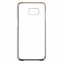 Genuine Samsung Protective Cover Hard Case for Galaxy S7 Edge - Clear/Gold Trim - Samsung - Simple Cell Shop, Free shipping from Maryland!