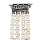 Premium Replacement Apple Watch Beaded Band (38mm) - Faux Pearl/Metal - Unbranded - Simple Cell Shop, Free shipping from Maryland!