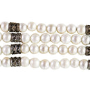 Premium Replacement Apple Watch Beaded Band (38mm) - Faux Pearl/Metal - Unbranded - Simple Cell Shop, Free shipping from Maryland!