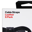 Verizon (6-Pack) of Leather Cable Straps for Cable Management - Black Leather - Verizon - Simple Cell Shop, Free shipping from Maryland!