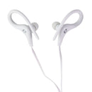 eVogue Super Bass Wired 3.5mm Ear-Hook Headphones with In-Line Mic - White - eVogue - Simple Cell Shop, Free shipping from Maryland!