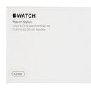 Apple 42mm Woven Nylon Band for Apple Watch 42 & 44mm - Space Orange/Anthracite - Apple - Simple Cell Shop, Free shipping from Maryland!