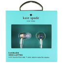 Kate Spade Earbuds 3.5mm Wired In-Ear Headphones - Gold/White/Aquamarine - Kate Spade New York - Simple Cell Shop, Free shipping from Maryland!