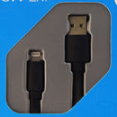 mWorks! (6-Ft) Flat Lightning 8-Pin to USB Charge/Sync MFi Cable - Black - mWorks! - Simple Cell Shop, Free shipping from Maryland!