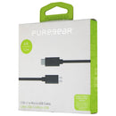 PureGear 4-Foot (USB-C) to (Micro-USB) Charge and Sync Cable - Black - PureGear - Simple Cell Shop, Free shipping from Maryland!
