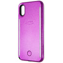 LuMee Duo Instafame Lighted Case for Apple iPhone Xs / iPhone X - Purple Glitter - LuMee - Simple Cell Shop, Free shipping from Maryland!