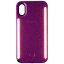LuMee Duo Instafame Lighted Case for Apple iPhone Xs / iPhone X - Purple Glitter - LuMee - Simple Cell Shop, Free shipping from Maryland!