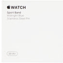 Apple Sport Band (38mm) for Apple Watch Any Series 38/40/41mm - Midnight Blue - Apple - Simple Cell Shop, Free shipping from Maryland!