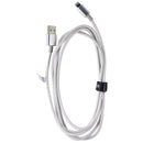Anker Premium 6-Ft Double-Braided Nylon MFI USB Cable for Apple Devices - Silver - Anker - Simple Cell Shop, Free shipping from Maryland!