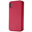 Apple Leather Folio Case For Apple iPhone X Smartphones - Berry/Red - Apple - Simple Cell Shop, Free shipping from Maryland!